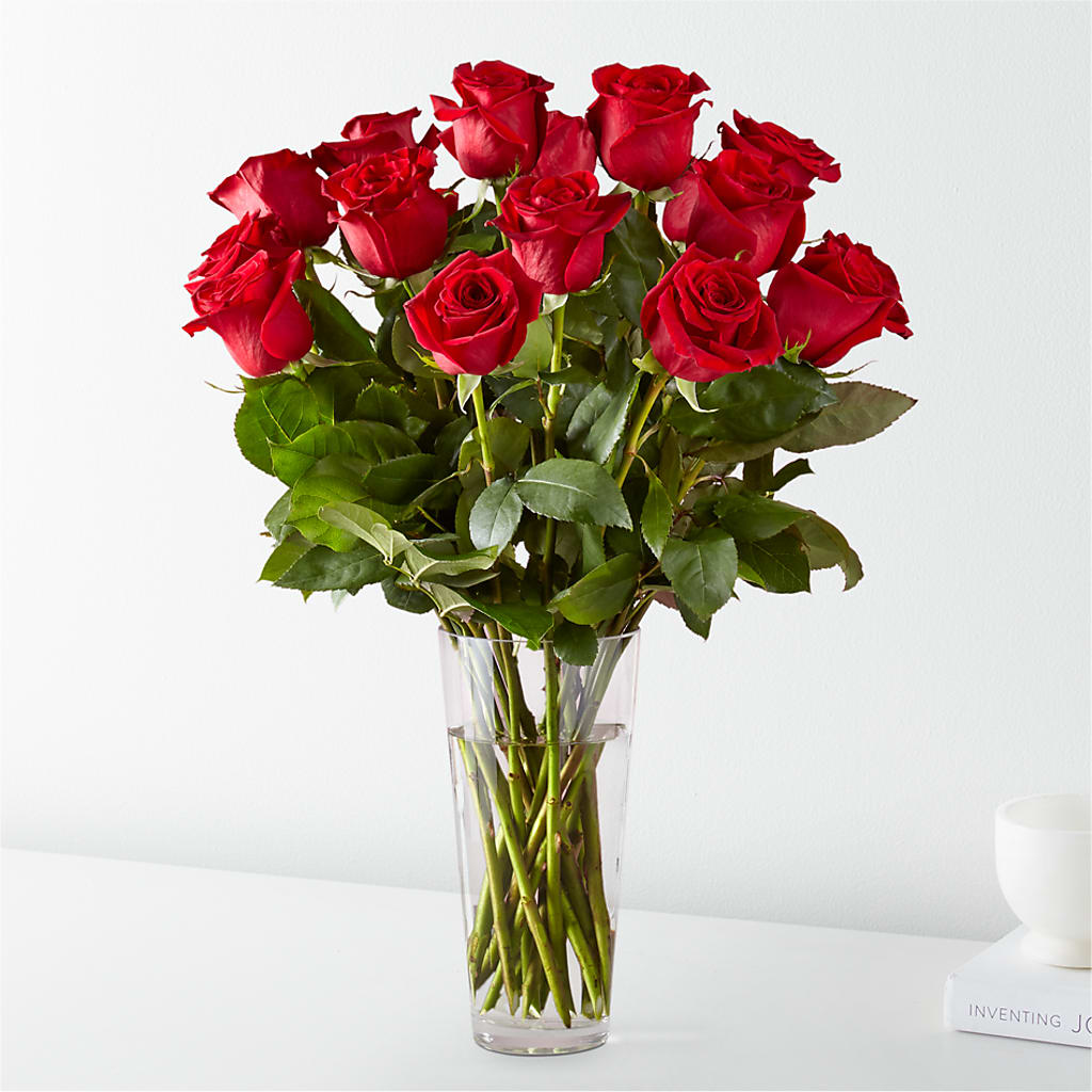 Long Stem Red Rose Bouquet – Mt Scott Blooms By Maru, Portland OR