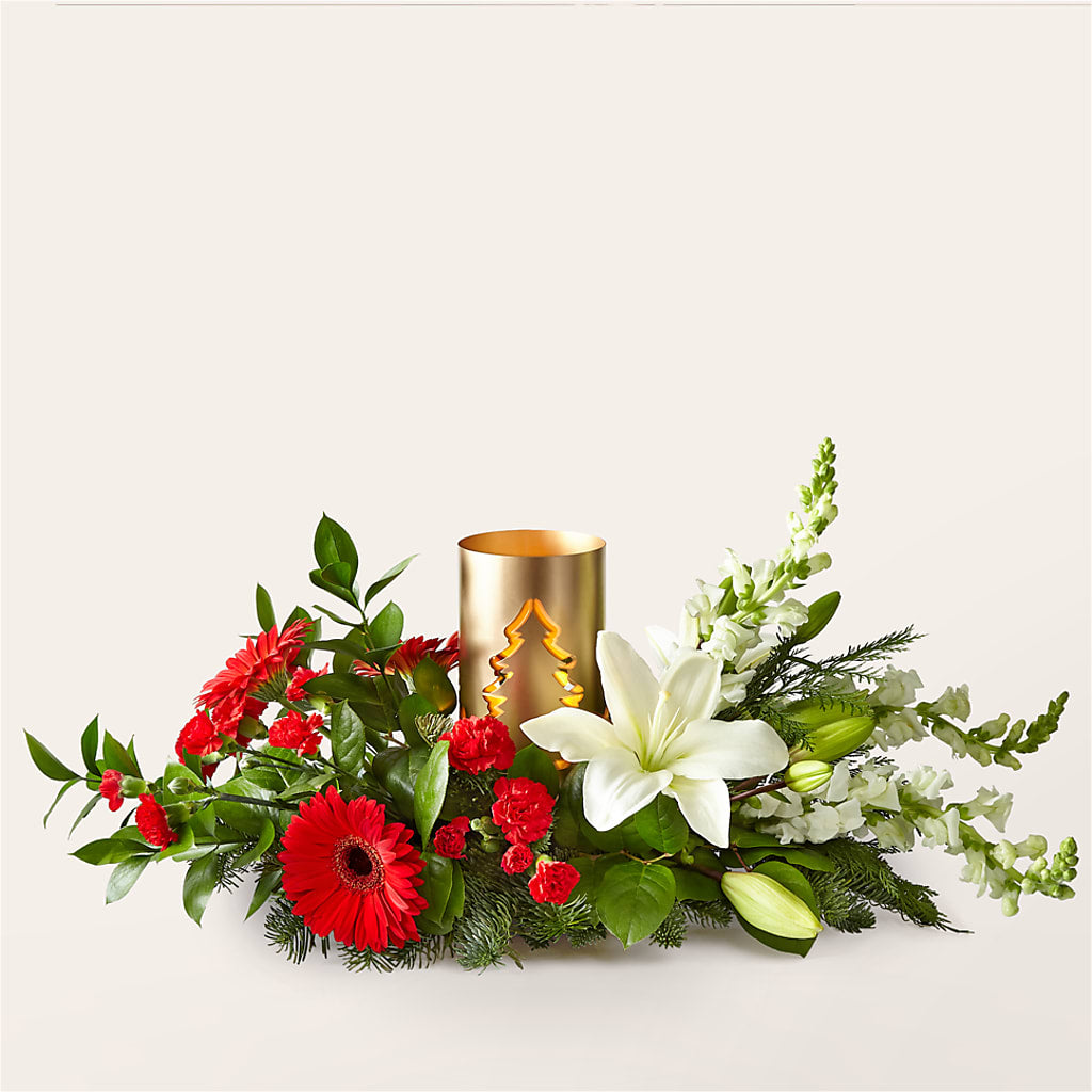 Mingle & Jingle Centerpiece – Mt Scott Blooms By Maru, Portland OR