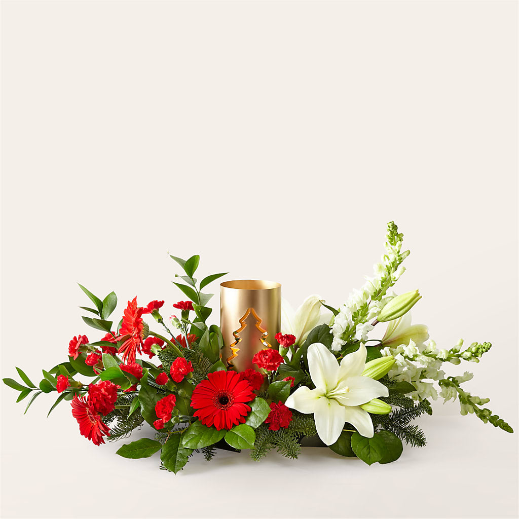 Mingle & Jingle Centerpiece – Mt Scott Blooms By Maru, Portland OR