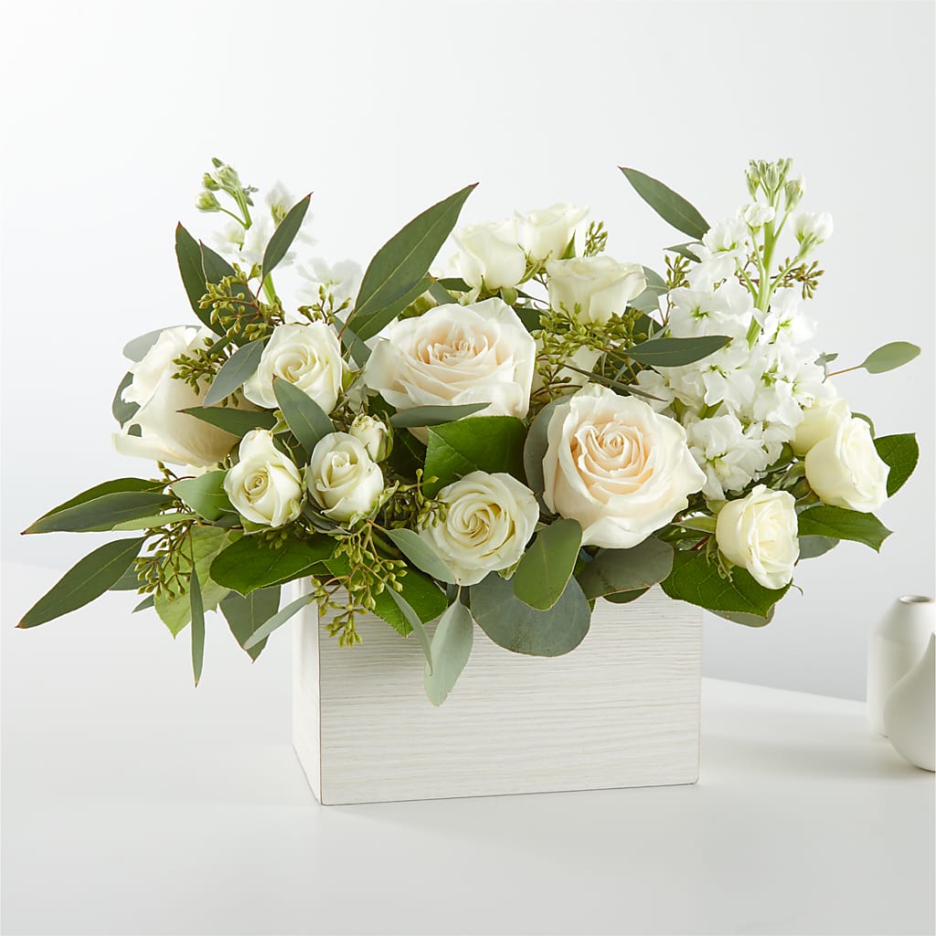 Fresh Linen Box Bouquet – Mt Scott Blooms By Maru, Portland OR
