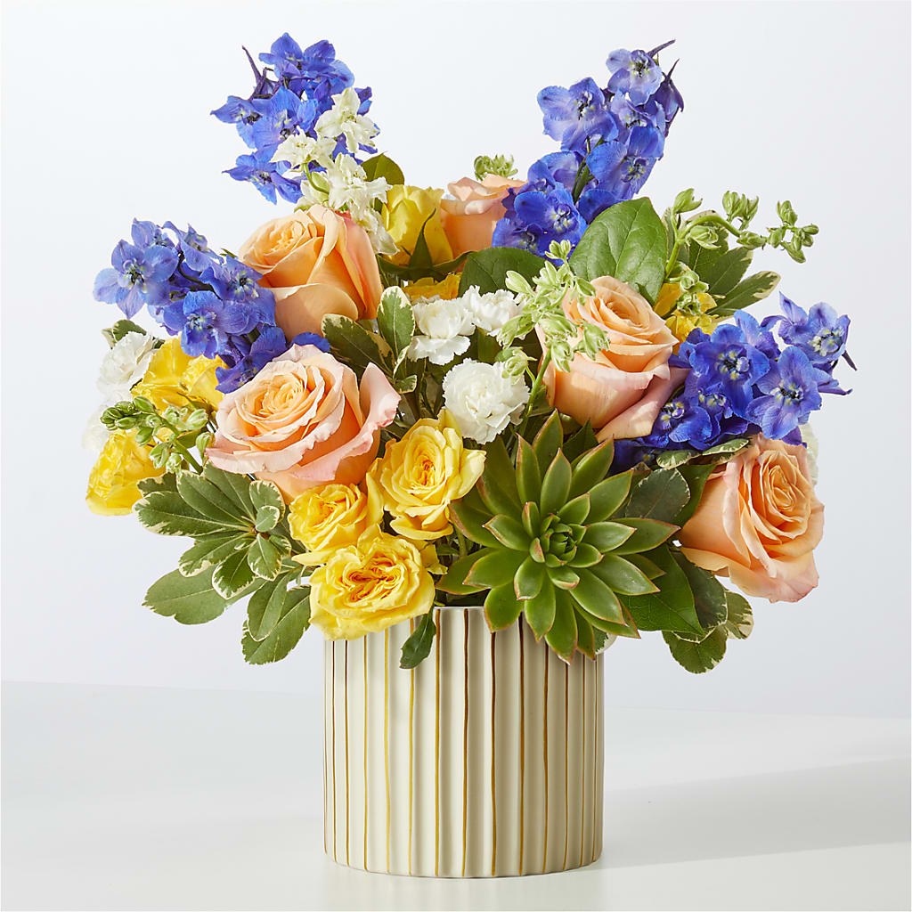 Cobalt Reverie Bouquet – Mt Scott Blooms By Maru, Portland OR