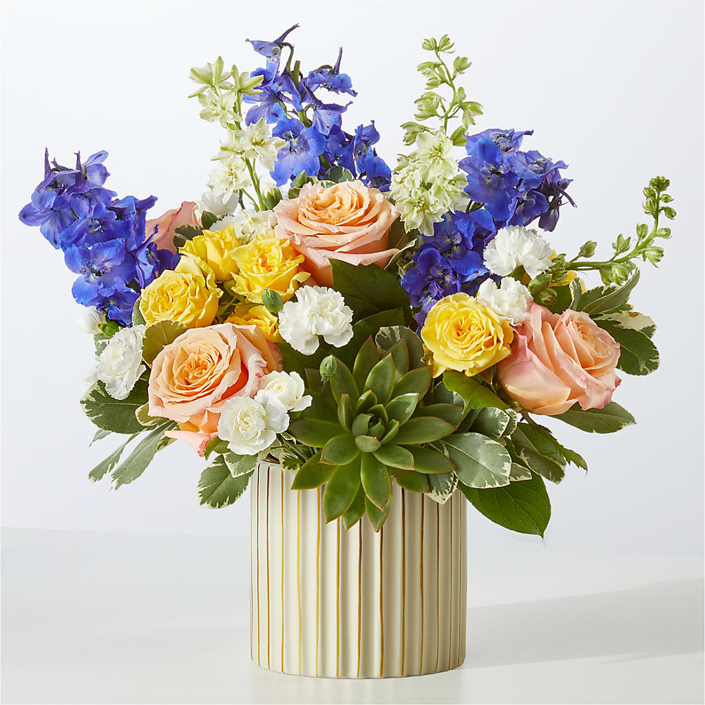 Cobalt Reverie Bouquet – Mt Scott Blooms By Maru, Portland OR