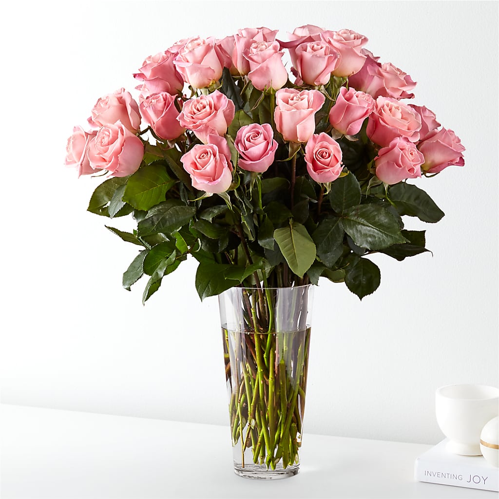 Long Stem Pink Rose Bouquet – Mt Scott Blooms By Maru, Portland OR