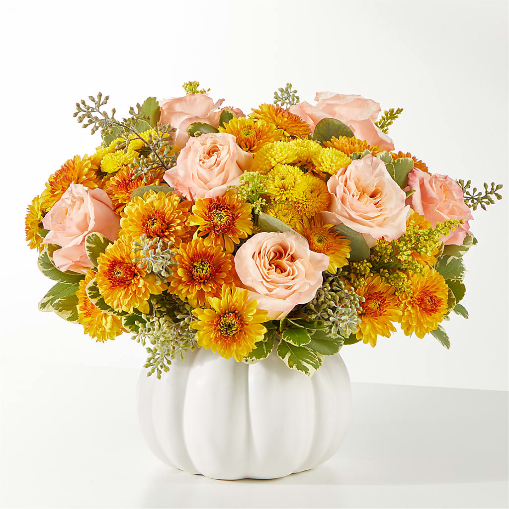Peachy Pumpkin – Mt Scott Blooms By Maru, Portland OR