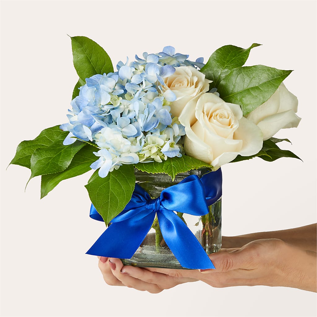 Sky Blue Delight Bouquet – Mt Scott Blooms By Maru, Portland OR