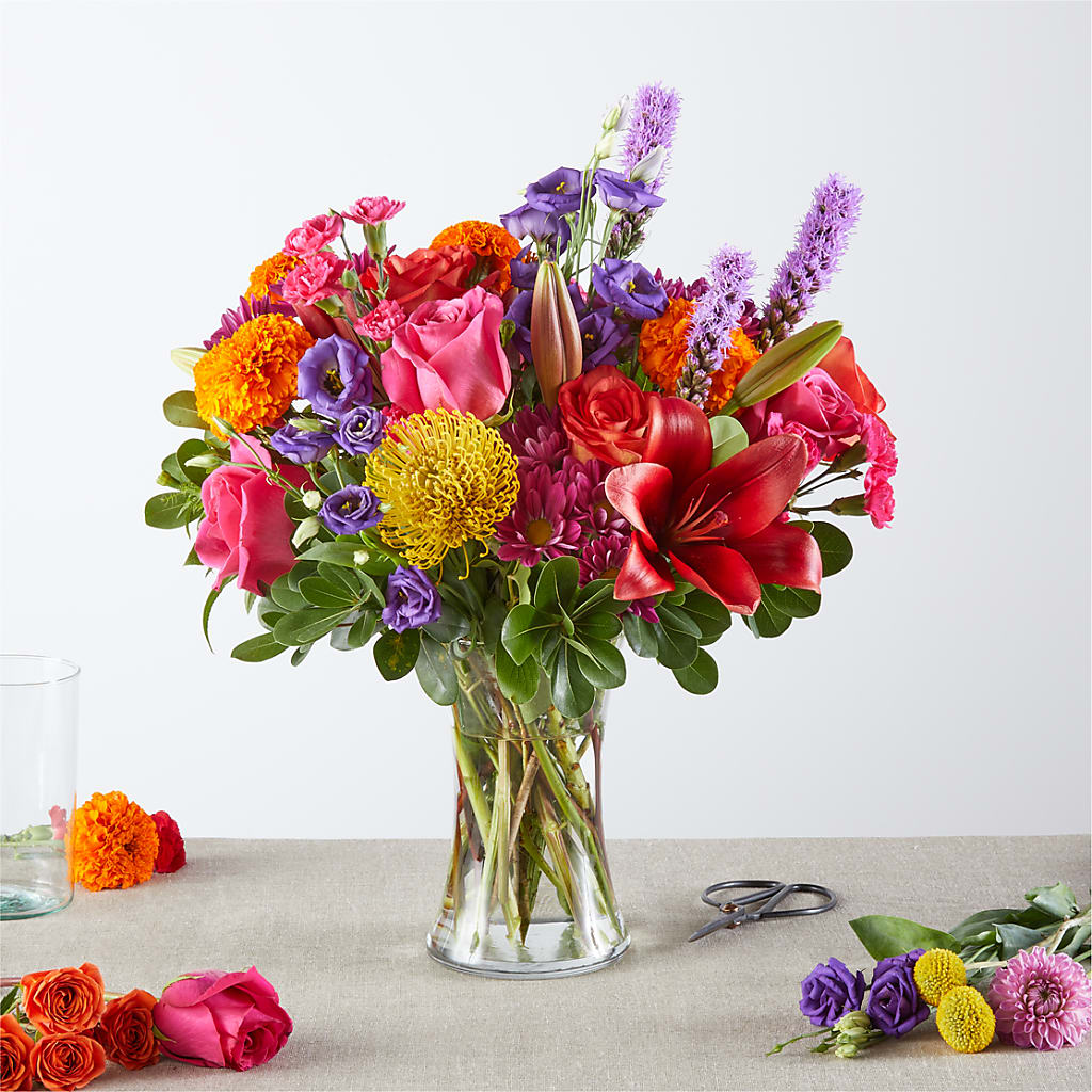 Feast of Color – A Florist Original – Mt Scott Blooms By Maru, Portland OR