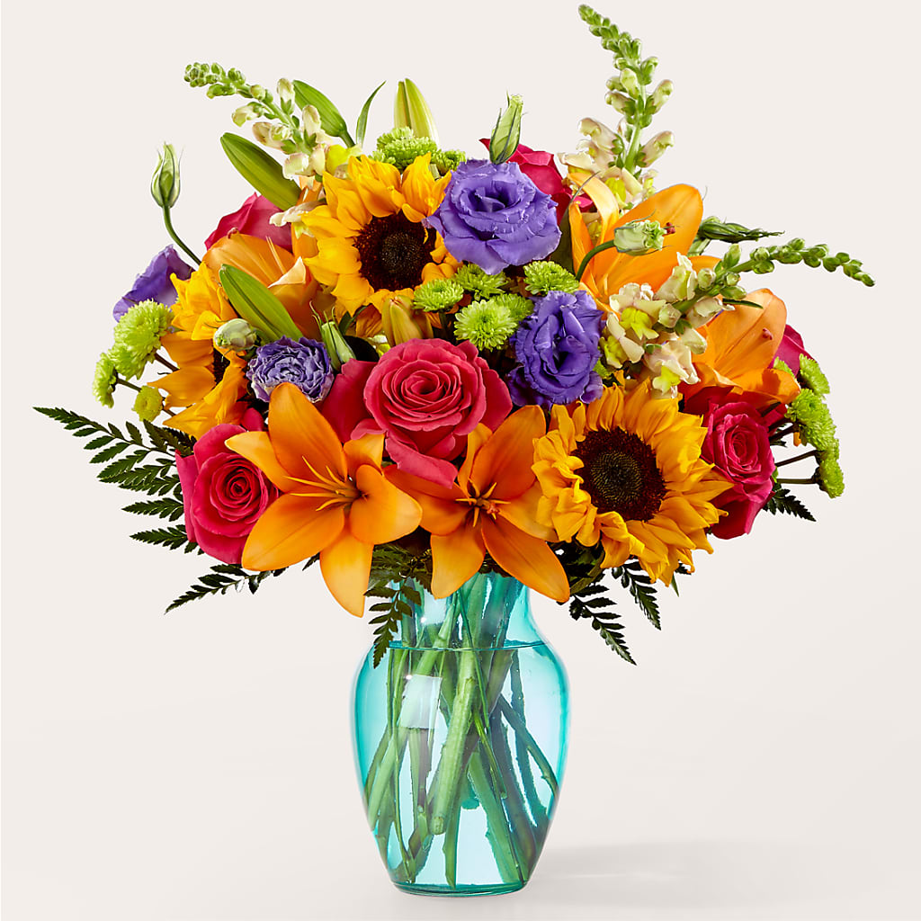 Double Rainbow Bouquet – Mt Scott Blooms By Maru, Portland OR