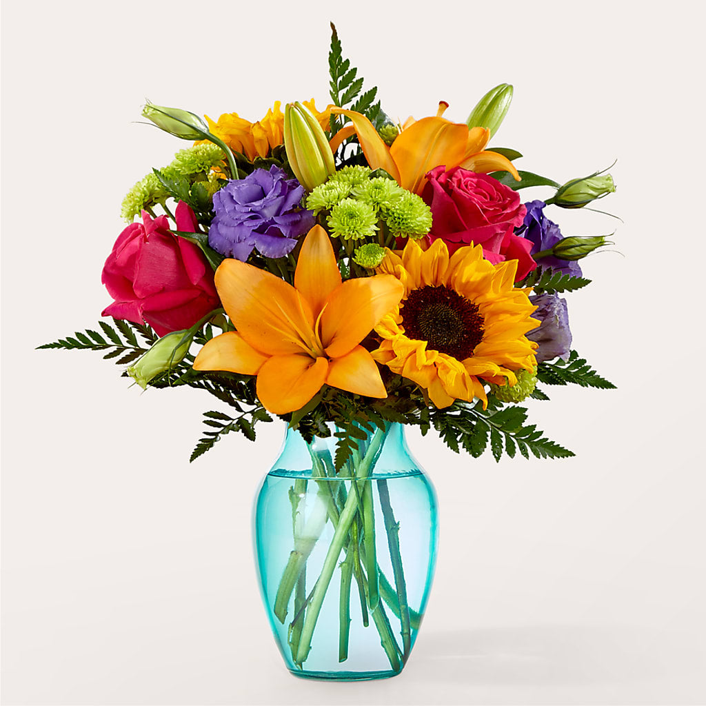 Double Rainbow Bouquet – Mt Scott Blooms By Maru, Portland OR