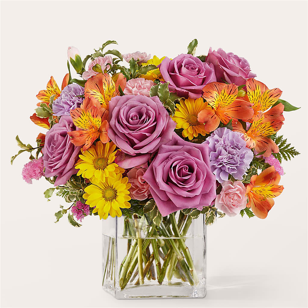 Shades of Happiness Bouquet – Mt Scott Blooms By Maru, Portland OR