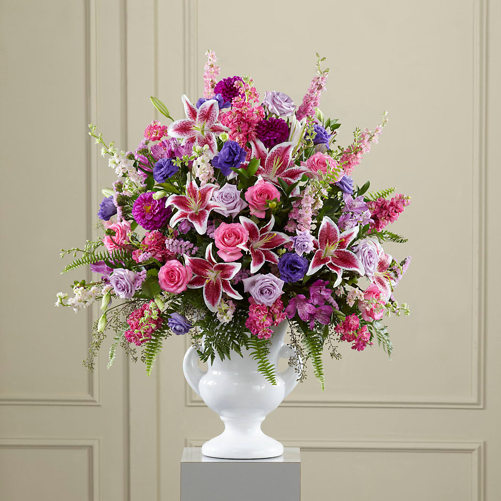 Peaceful Tribute Arrangement – Mt Scott Blooms By Maru, Portland OR