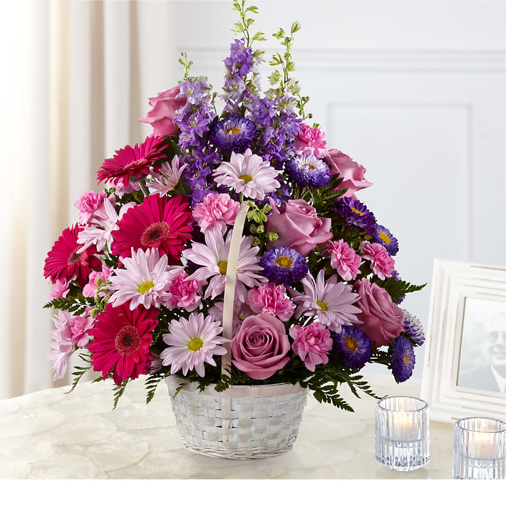 Pastel Peace Basket – Mt Scott Blooms By Maru, Portland OR