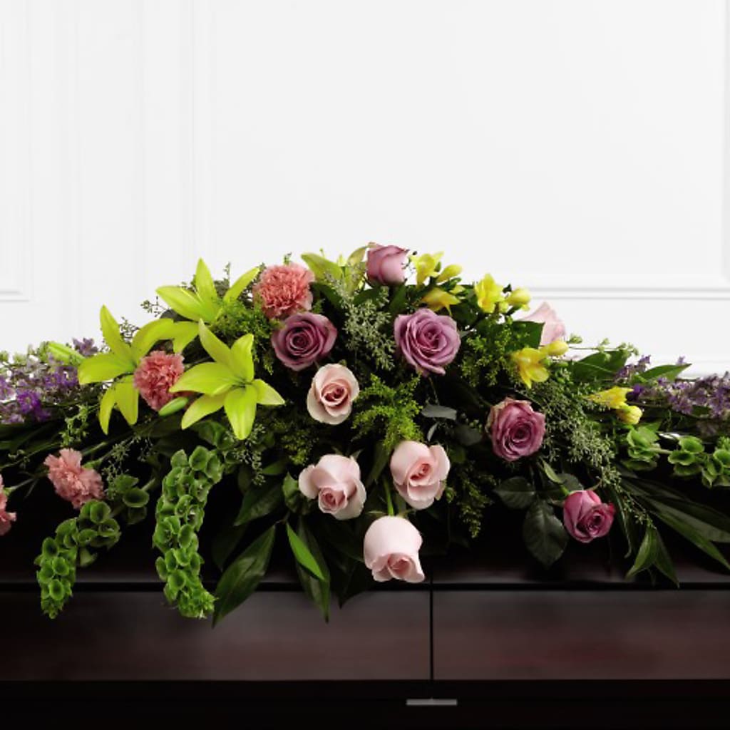 Forever Beloved Casket Spray – Mt Scott Blooms By Maru, Portland OR