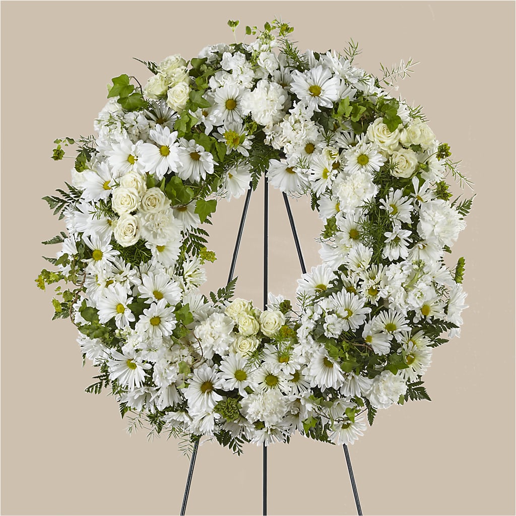 Faithful Wishes Wreath – Mt Scott Blooms By Maru, Portland OR