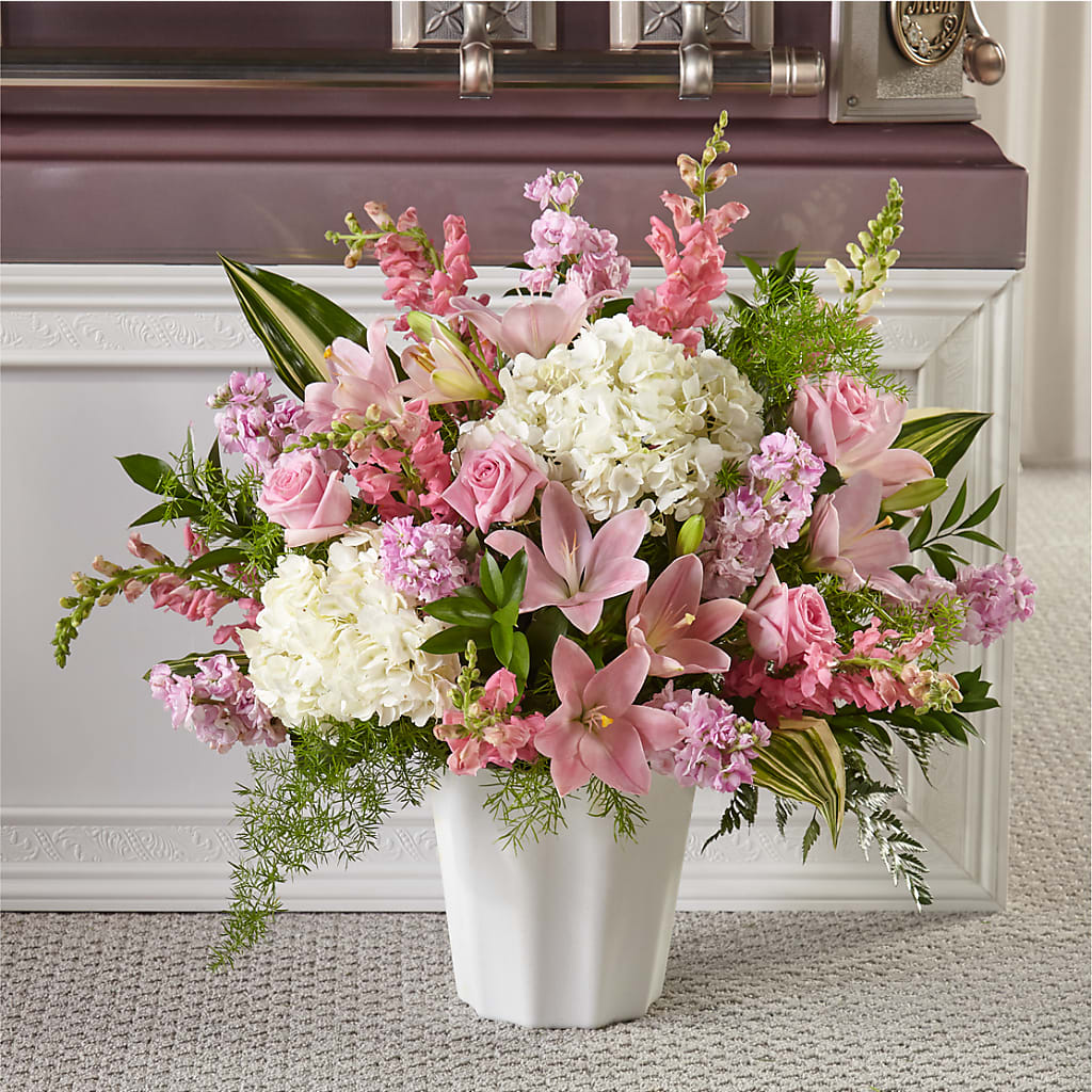 Simply Serene Floor Basket – Mt Scott Blooms By Maru, Portland OR