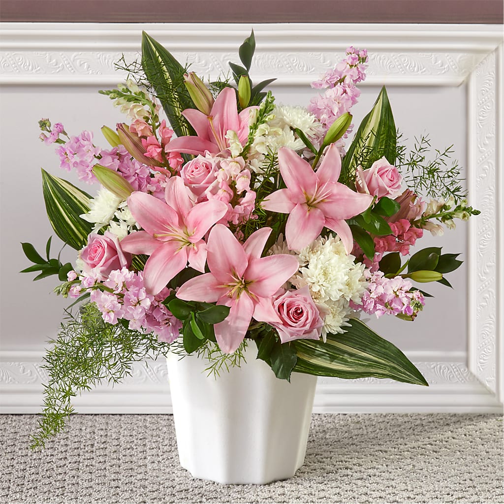 Simply Serene Floor Basket – Mt Scott Blooms By Maru, Portland OR