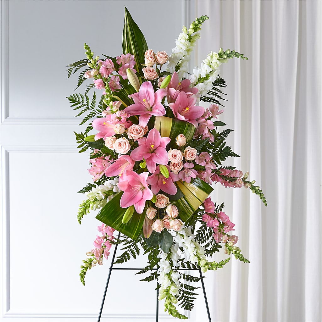 Elegant Embrace Standing Spray – Mt Scott Blooms By Maru, Portland OR