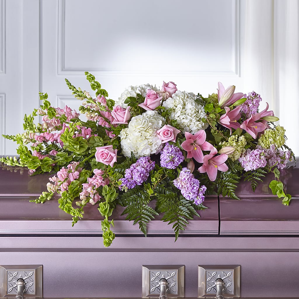 Life's Gratitude Casket Spray – Mt Scott Blooms By Maru, Portland OR