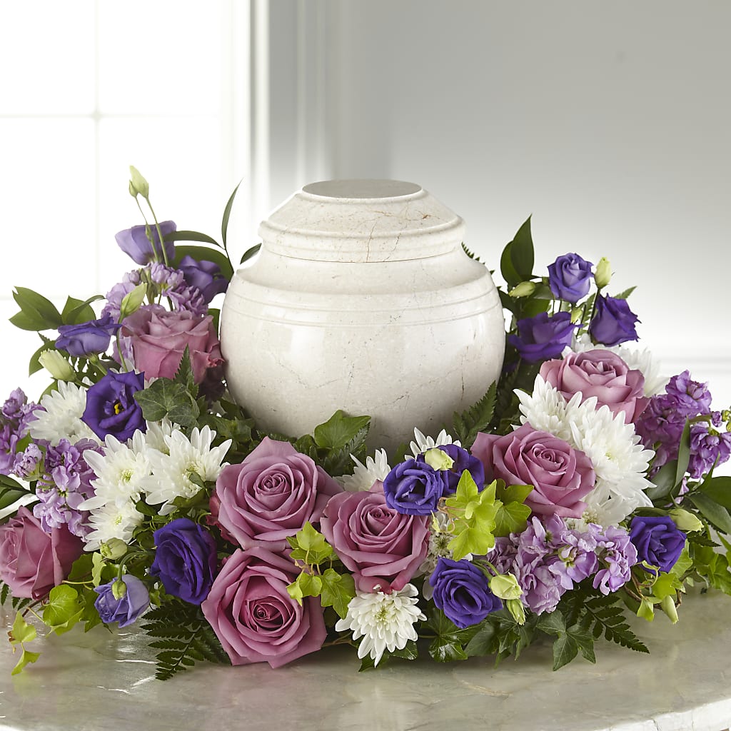 Blooming Sympathy Cremation Adornment – Mt Scott Blooms By Maru, Portland OR