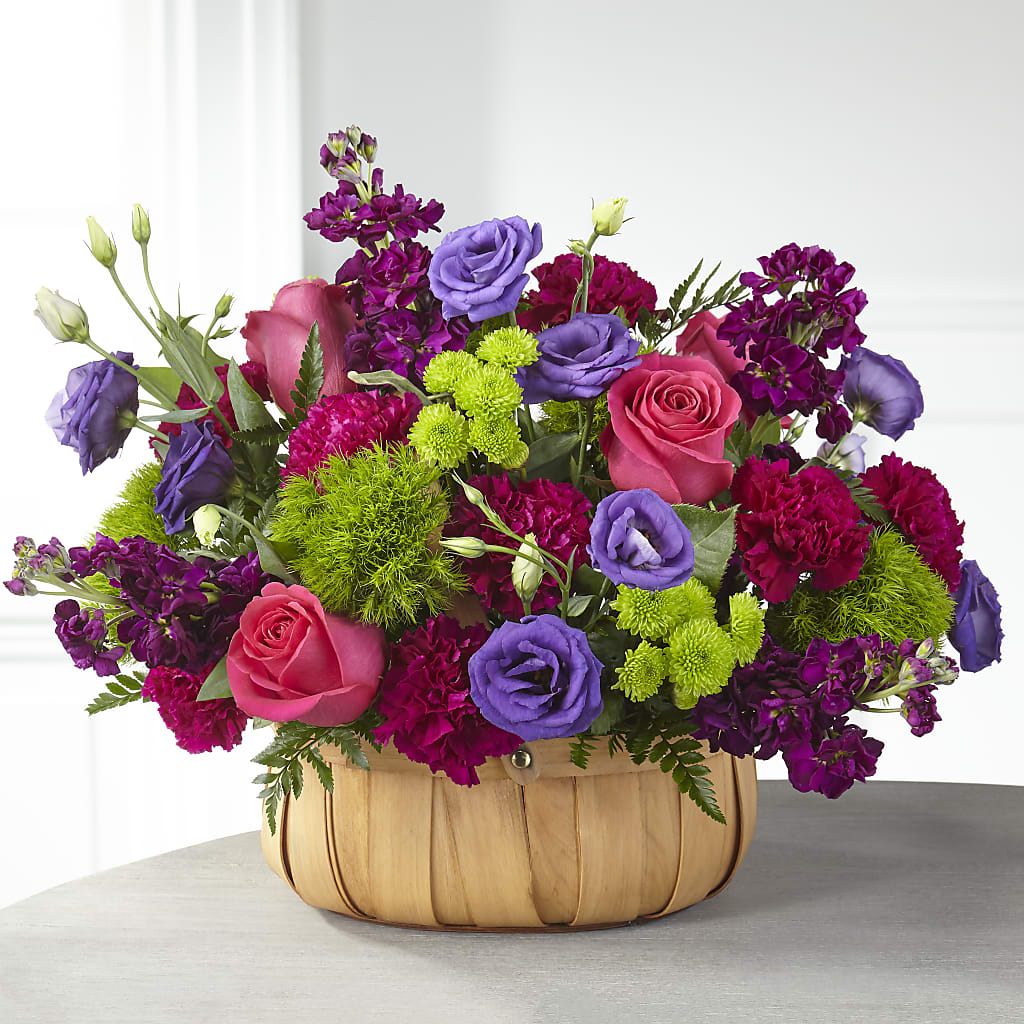 Serene Sanctuary Basket – Mt Scott Blooms By Maru, Portland OR