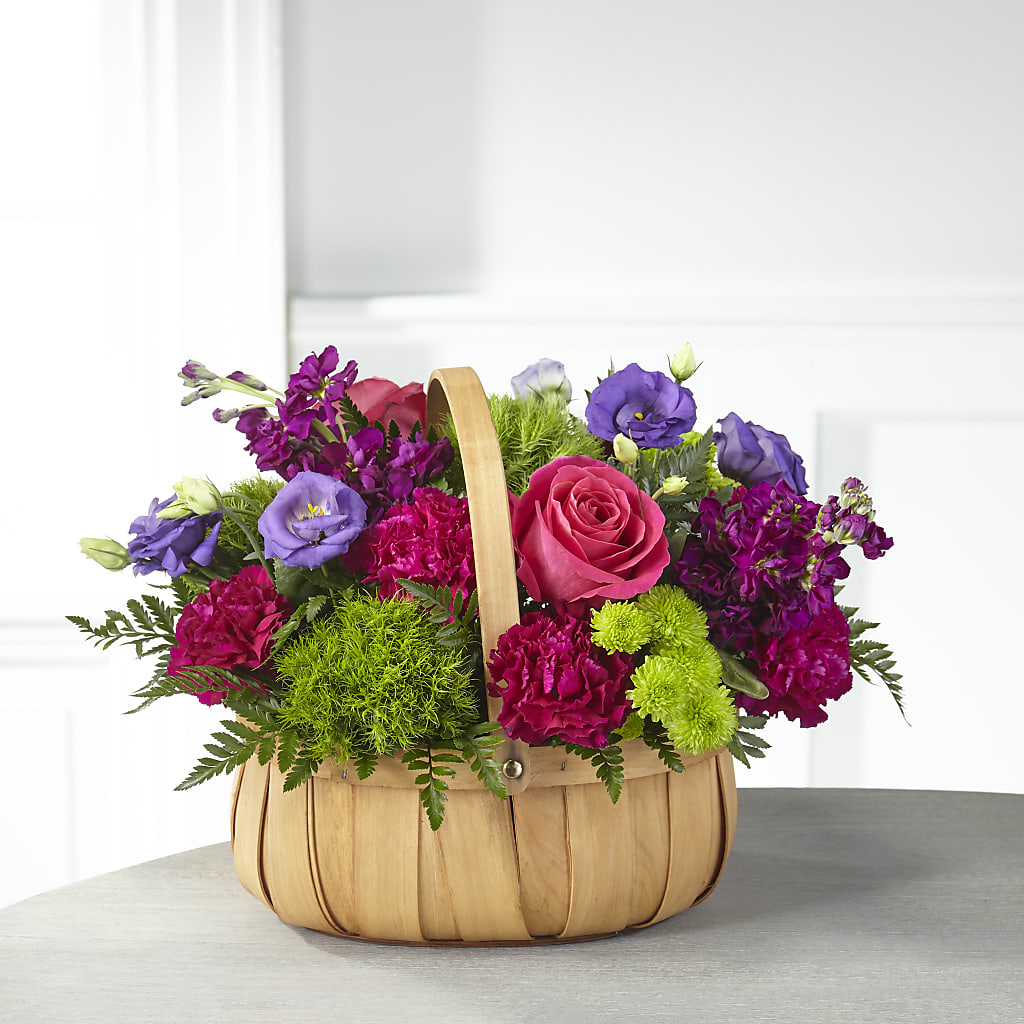 Serene Sanctuary Basket – Mt Scott Blooms By Maru, Portland OR