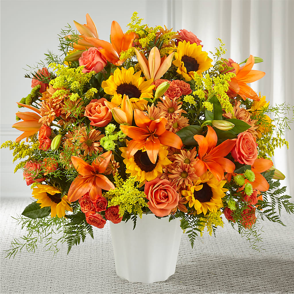 Harvest Thoughts Floor Basket – Mt Scott Blooms By Maru, Portland OR