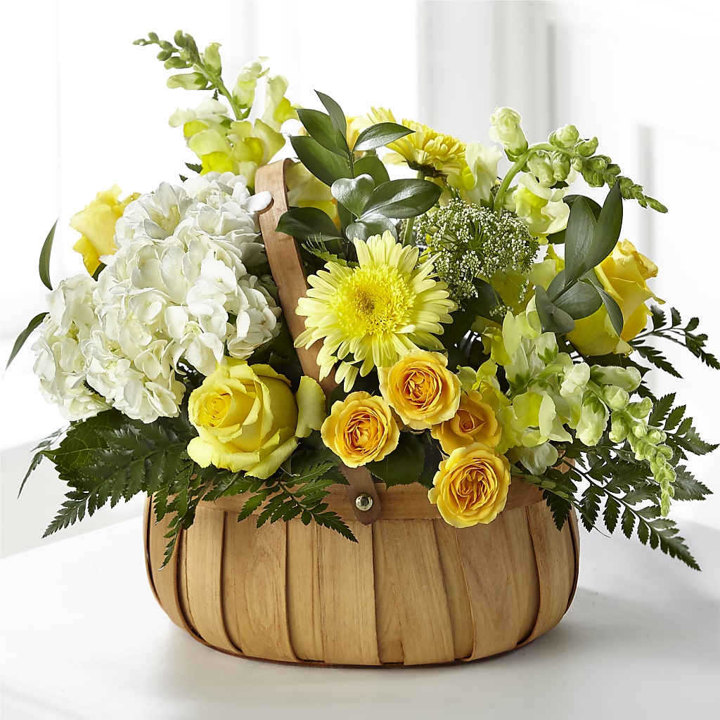 Rustic Remembrance Basket – Mt Scott Blooms By Maru, Portland OR