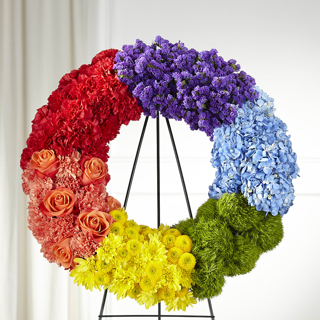 Circle of Love Wreath – Mt Scott Blooms By Maru, Portland OR