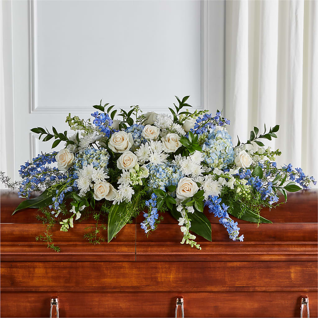 Timeless Essence Casket Spray – Mt Scott Blooms By Maru, Portland OR