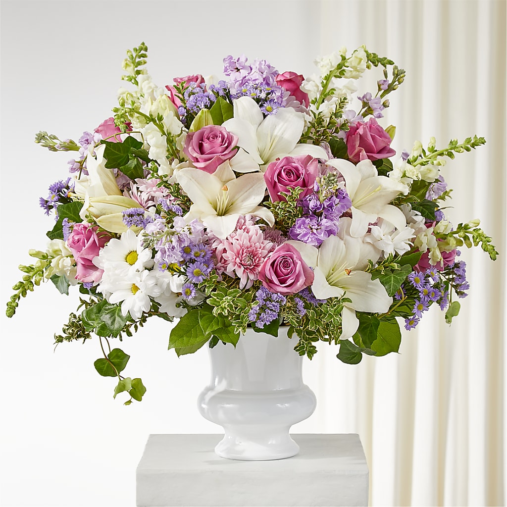 Remarkable Life Urn Arrangement – Mt Scott Blooms By Maru, Portland OR