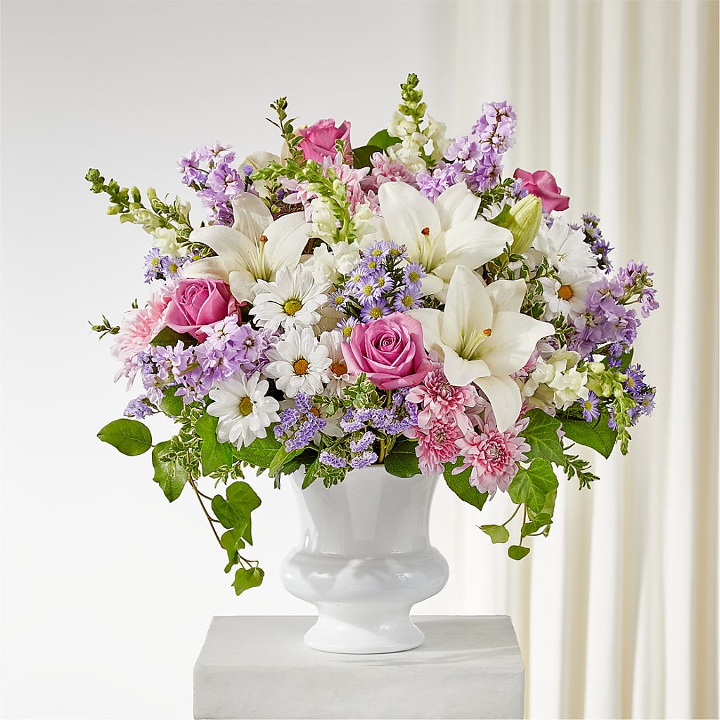 Remarkable Life Urn Arrangement – Mt Scott Blooms By Maru, Portland OR