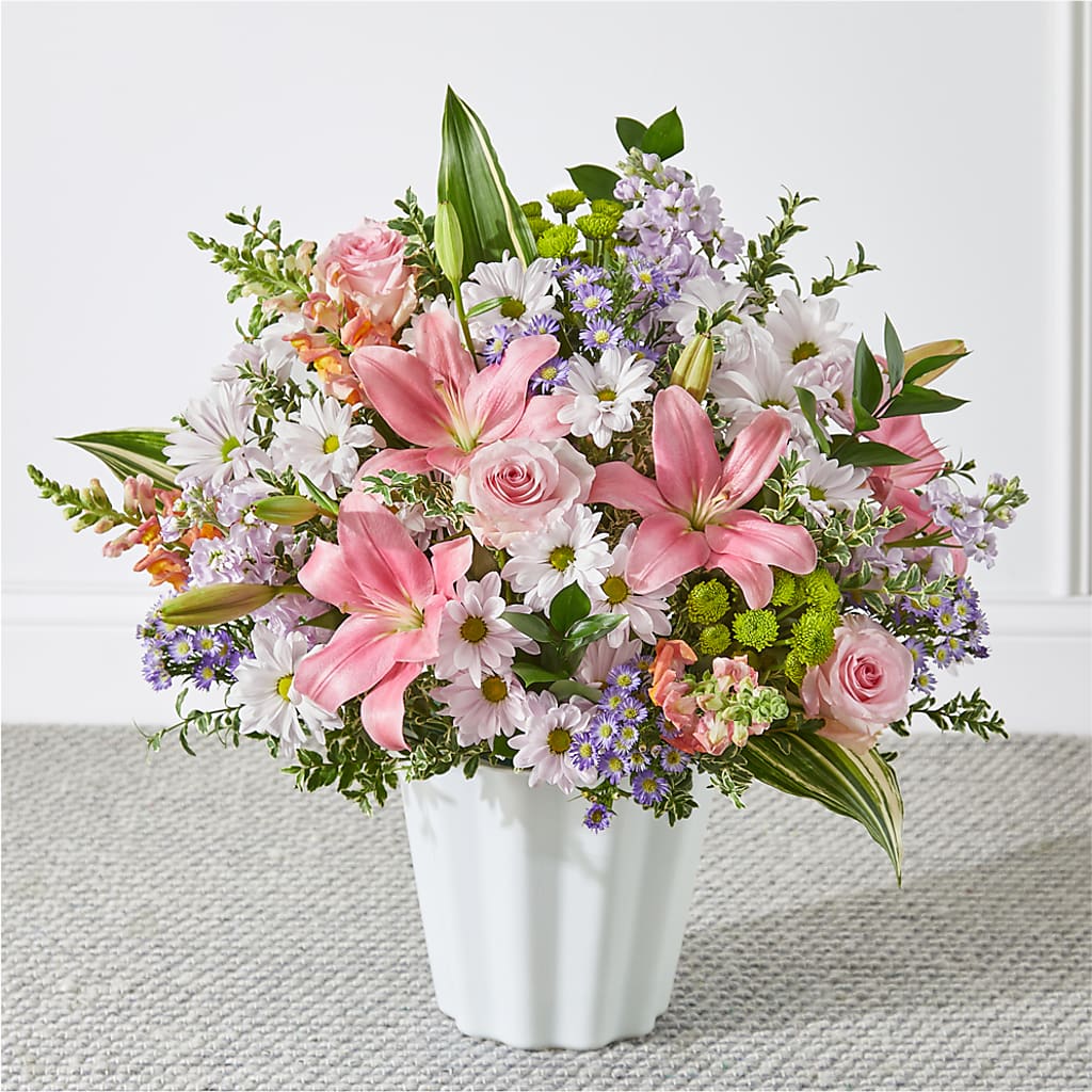 Abundant Compassion Floor Basket – Mt Scott Blooms By Maru, Portland OR