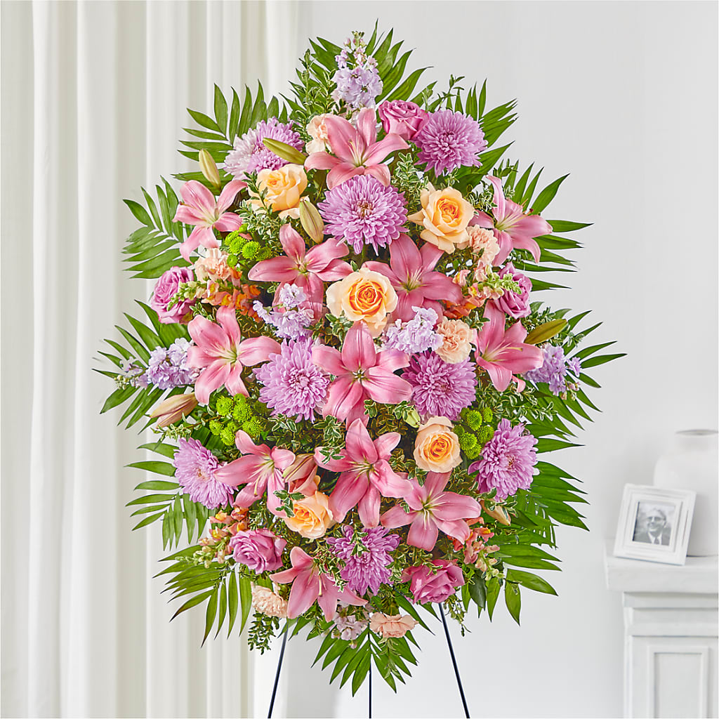 Love & Light Standing Spray – Mt Scott Blooms By Maru, Portland OR