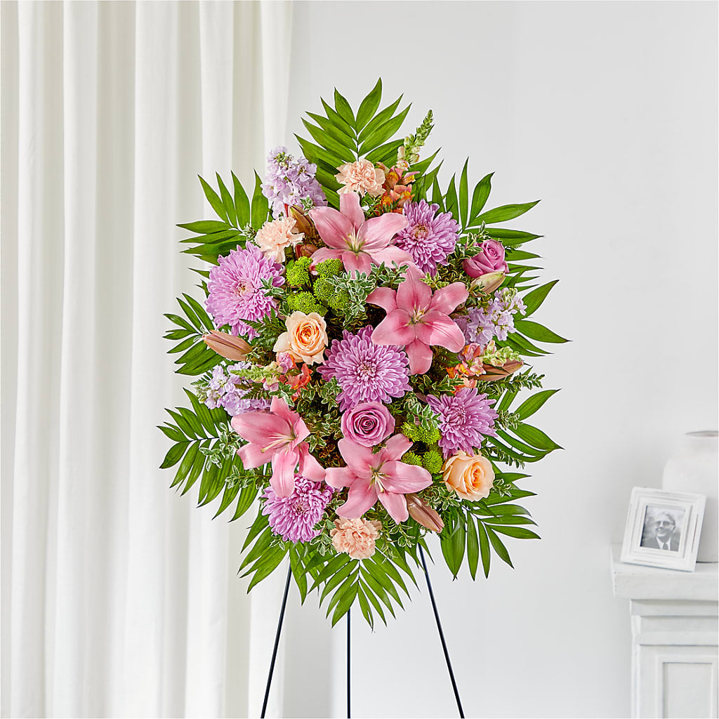Love & Light Standing Spray – Mt Scott Blooms By Maru, Portland OR