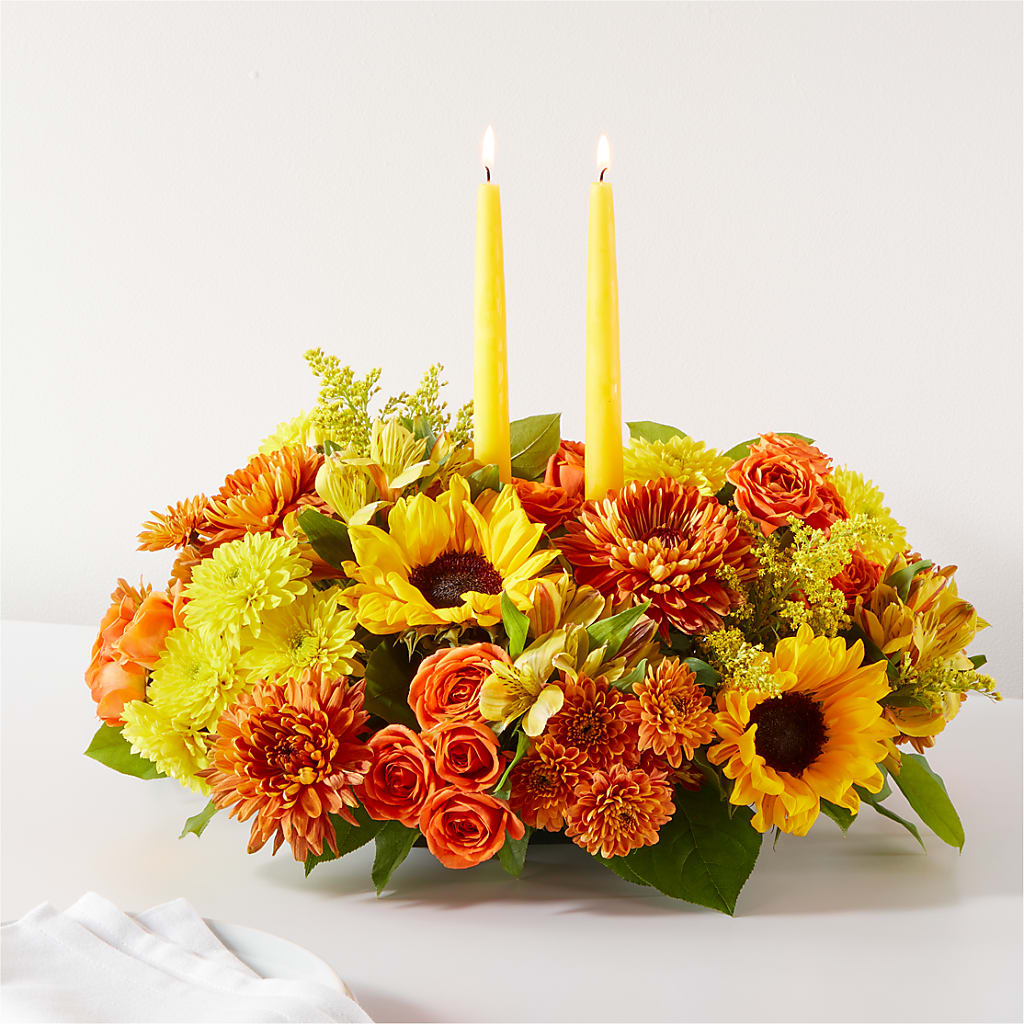 Autumn Harmony Centerpiece – Mt Scott Blooms By Maru, Portland OR