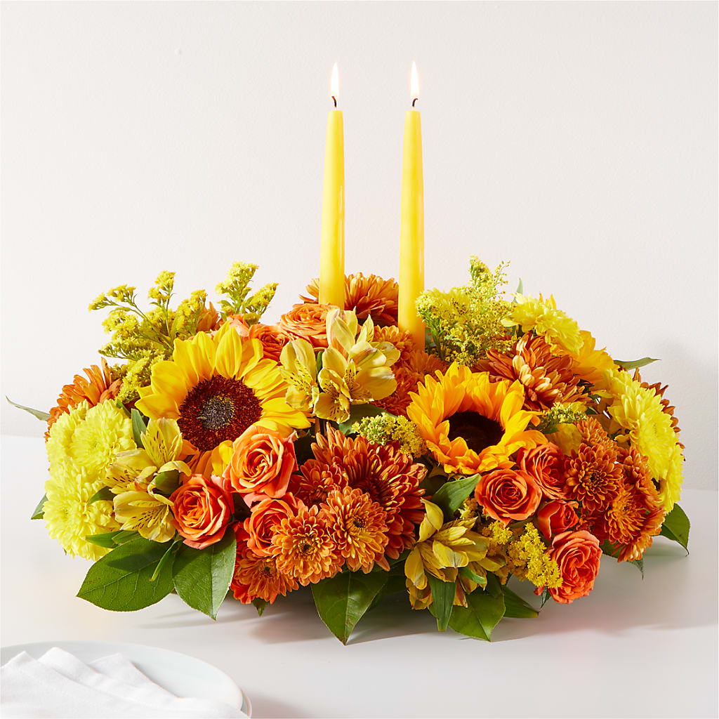 Autumn Harmony Centerpiece – Mt Scott Blooms By Maru, Portland OR
