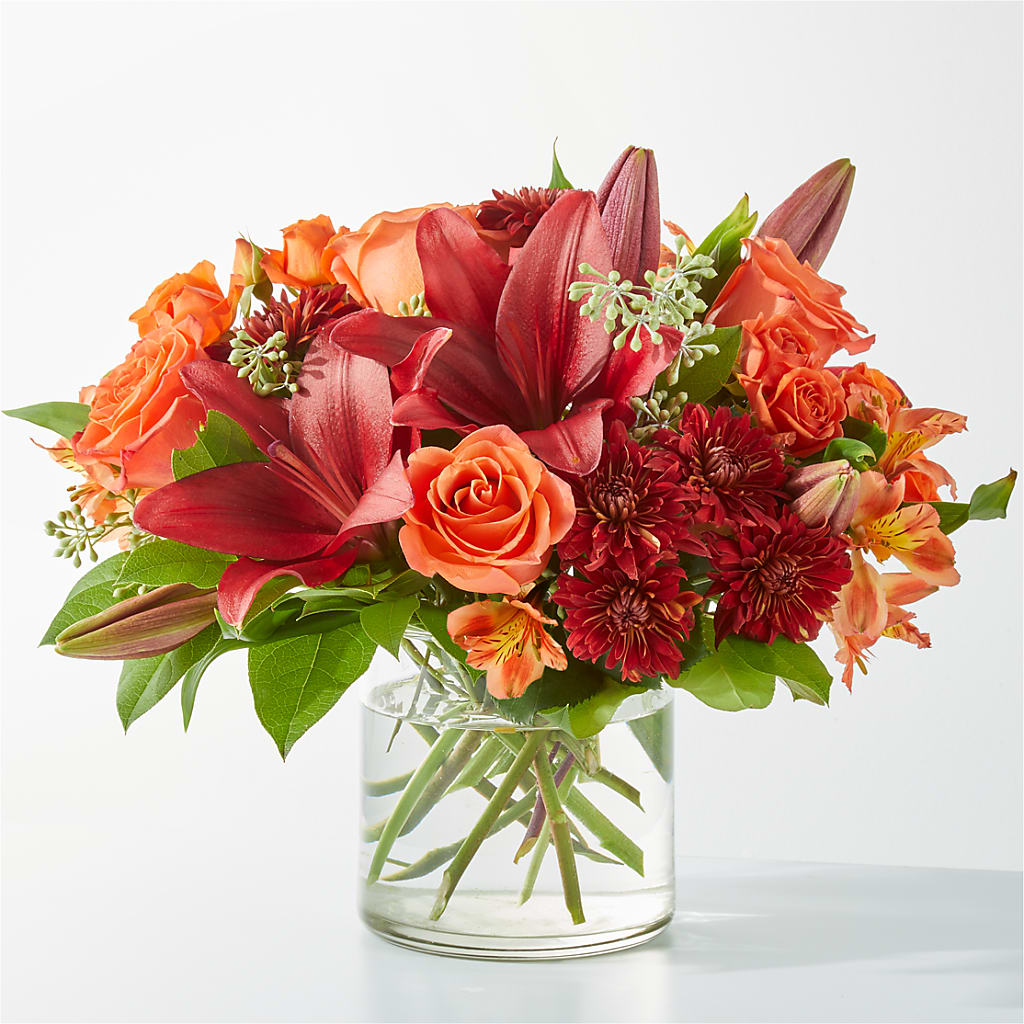 Crimson Leaves Bouquet – Mt Scott Blooms By Maru, Portland OR