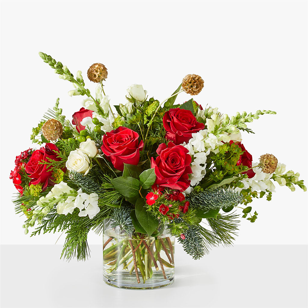 Deck the Halls Bouquet – Mt Scott Blooms By Maru, Portland OR