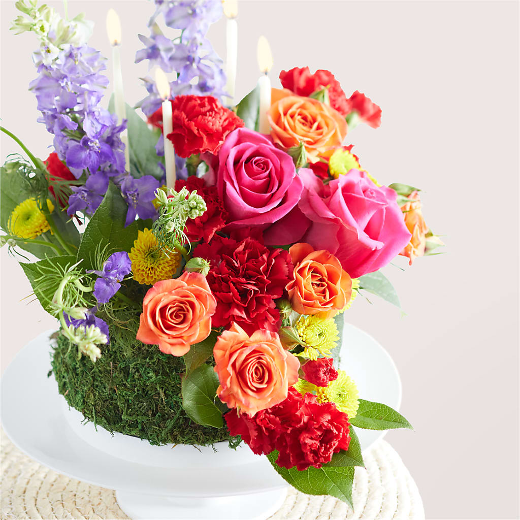 Best Year Yet Floral Cake – Mt Scott Blooms By Maru, Portland OR