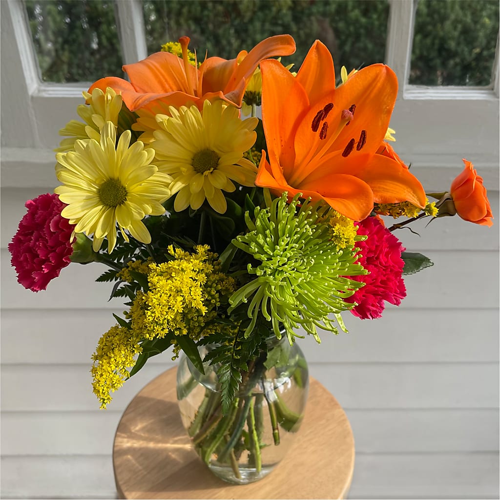 Bold & Bright – A Florist Original –  Mt Scott Blooms By Maru, Portland OR