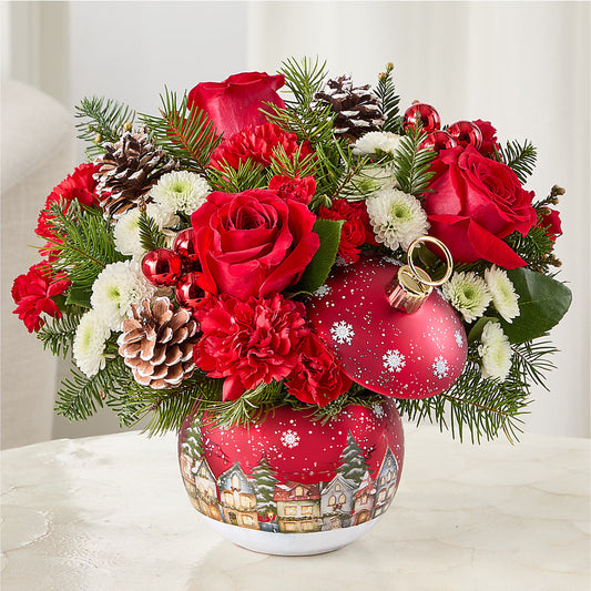 Christmas Carols Ornament –  Mt Scott Blooms By Maru, Portland OR