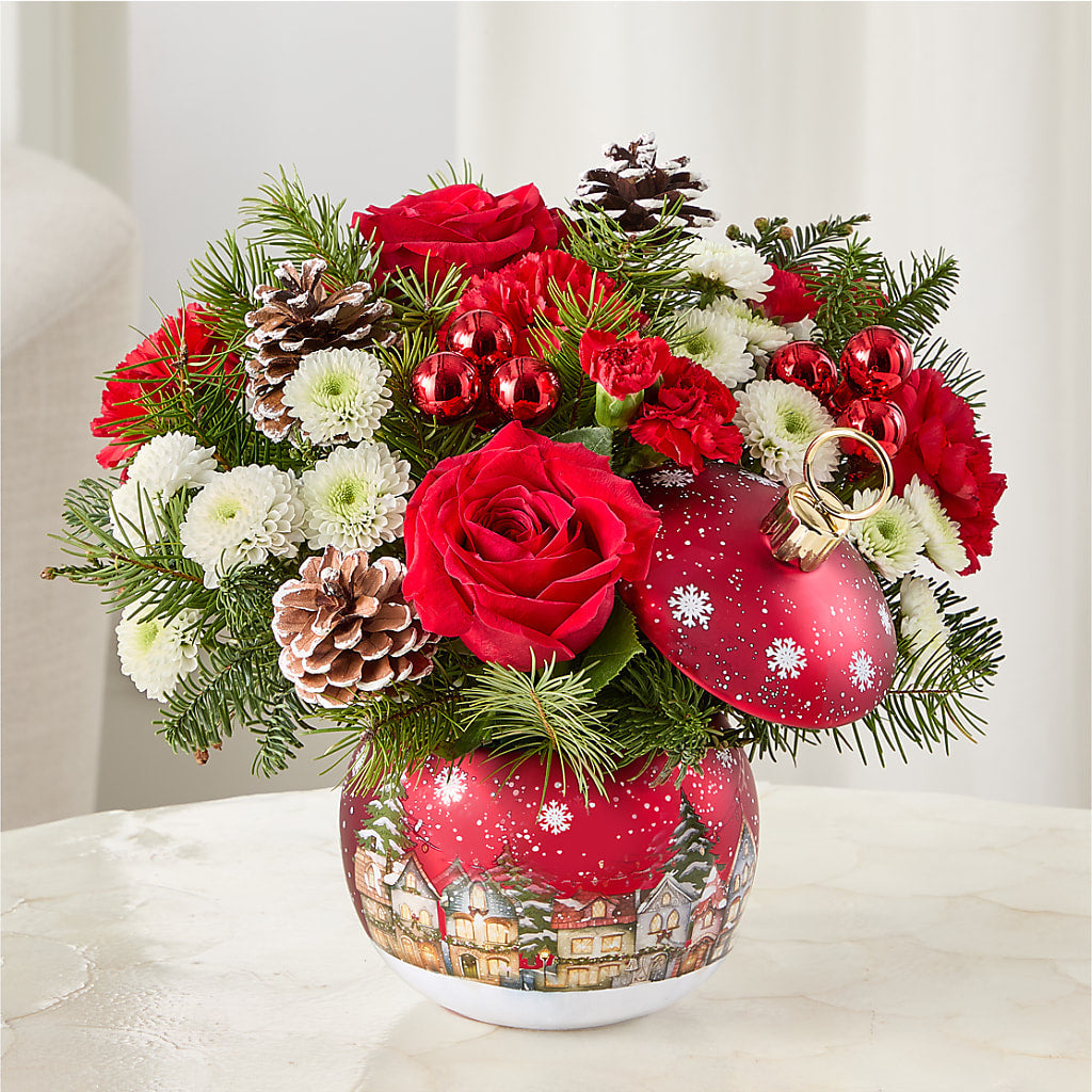 Christmas Carols Ornament –  Mt Scott Blooms By Maru, Portland OR