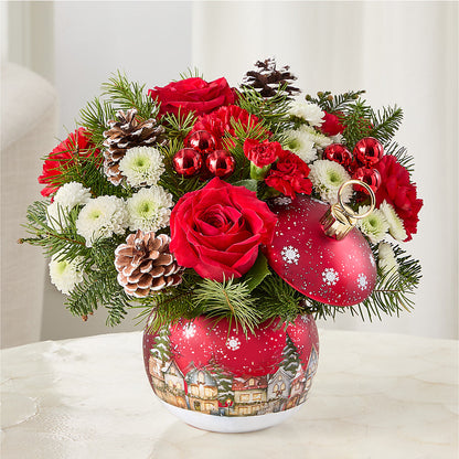 Christmas Carols Ornament –  Mt Scott Blooms By Maru, Portland OR