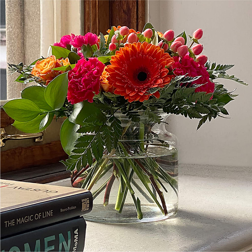 Fiesta Bouquet –  Mt Scott Blooms By Maru, Portland OR