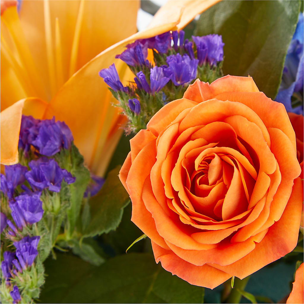 Radiant Citrus Box Bouquet –  Mt Scott Blooms By Maru, Portland OR