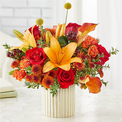 Scarlet Skies Bouquet –  Mt Scott Blooms By Maru, Portland OR