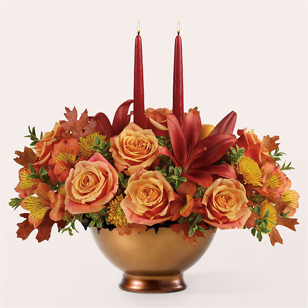 Harvest Table Centerpiece –  Mt Scott Blooms By Maru, Portland OR