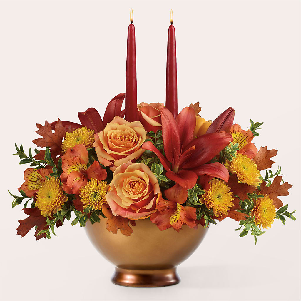 Harvest Table Centerpiece –  Mt Scott Blooms By Maru, Portland OR