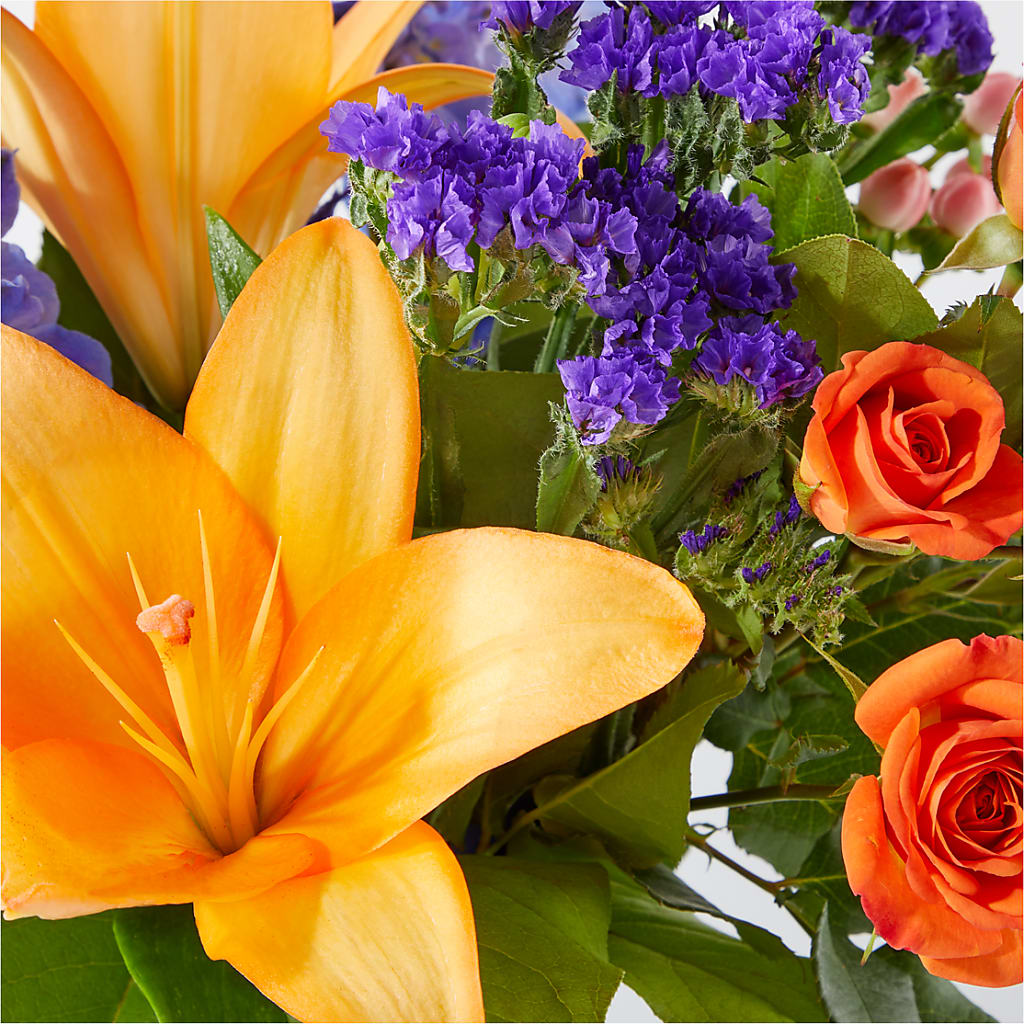 Radiant Citrus Bouquet –  Mt Scott Blooms By Maru, Portland OR