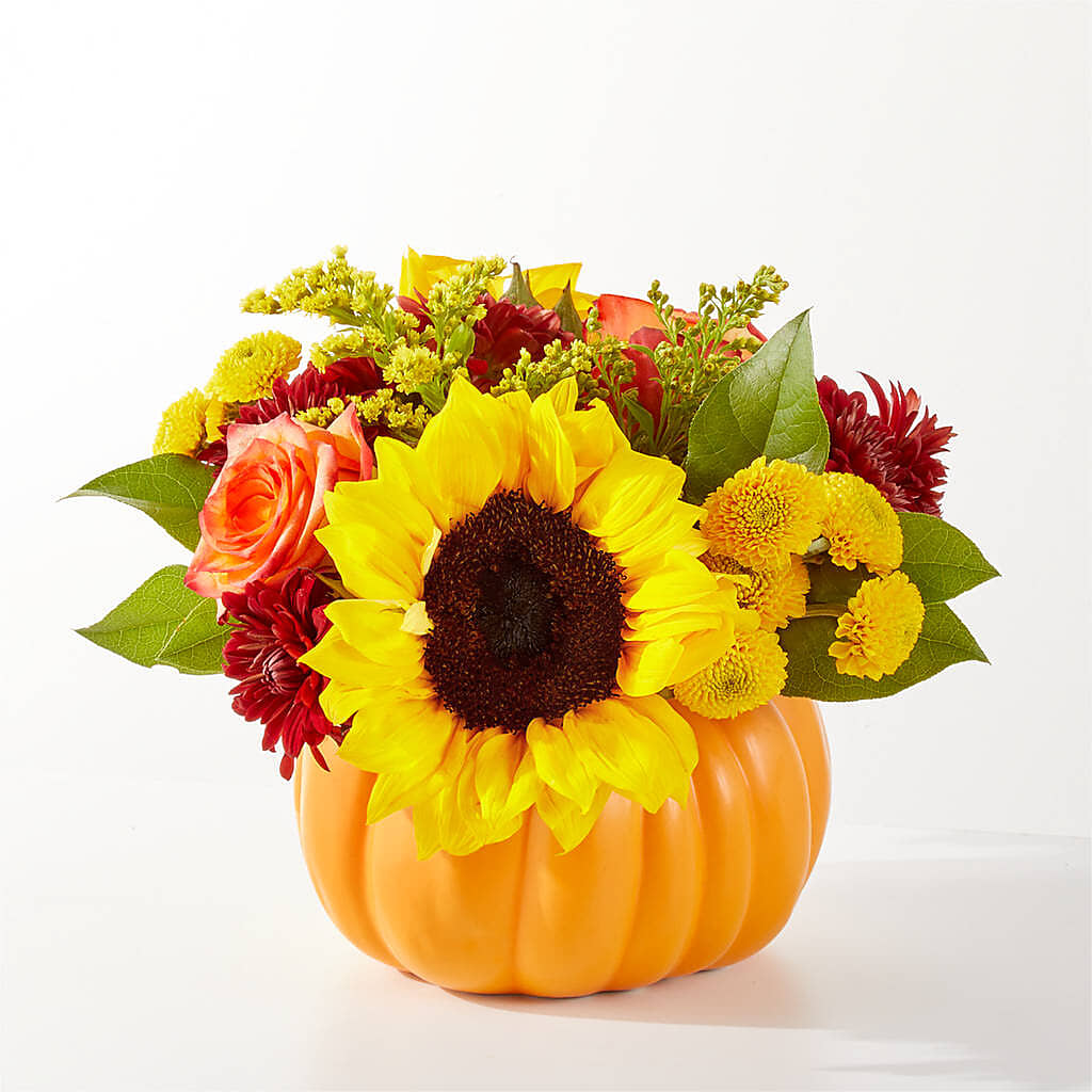 Golden Gourd Pumpkin Bouquet –  Mt Scott Blooms By Maru, Portland OR