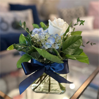 Sky Blue Delight Bouquet –  Mt Scott Blooms By Maru, Portland OR